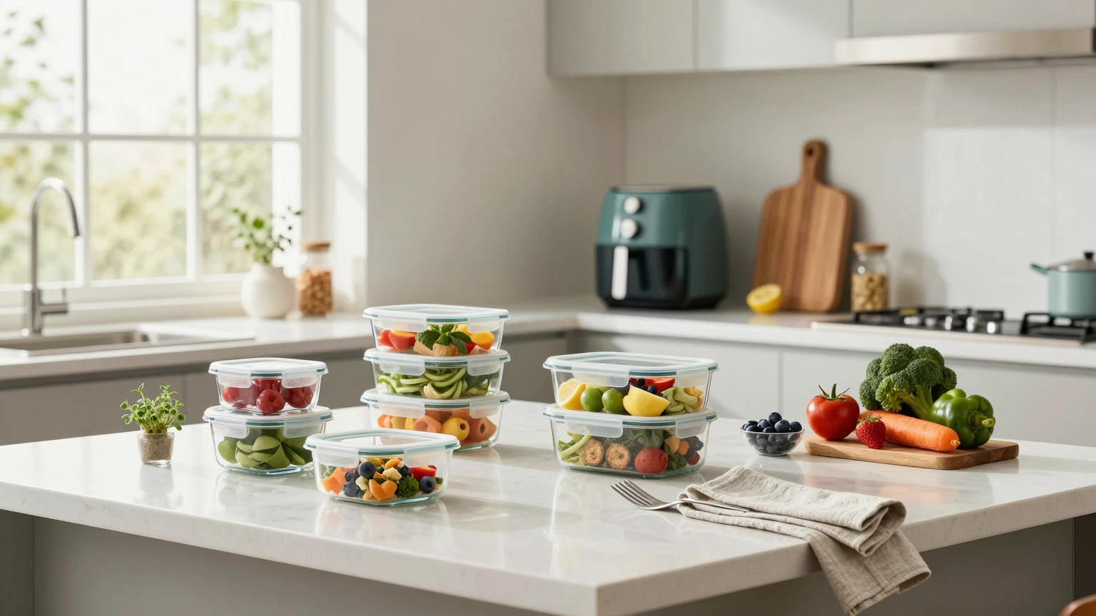 Isrova best picks — top-rated meal prep containers and kitchen products for US home cooks arranged on a clean kitchen counter