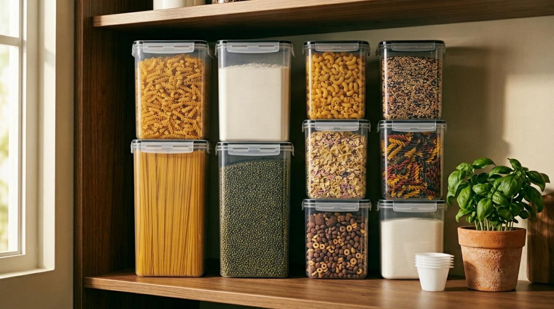 Pantry and food storage containers