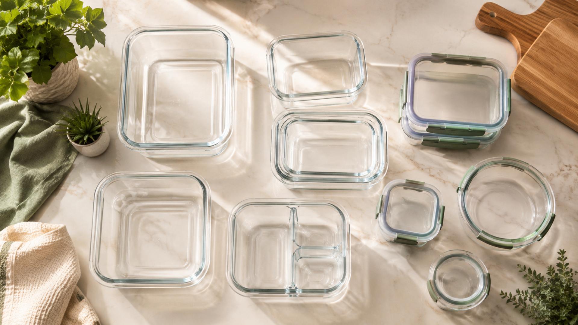 Kitchen buying guide — comparing glass, plastic, and stainless steel meal prep containers