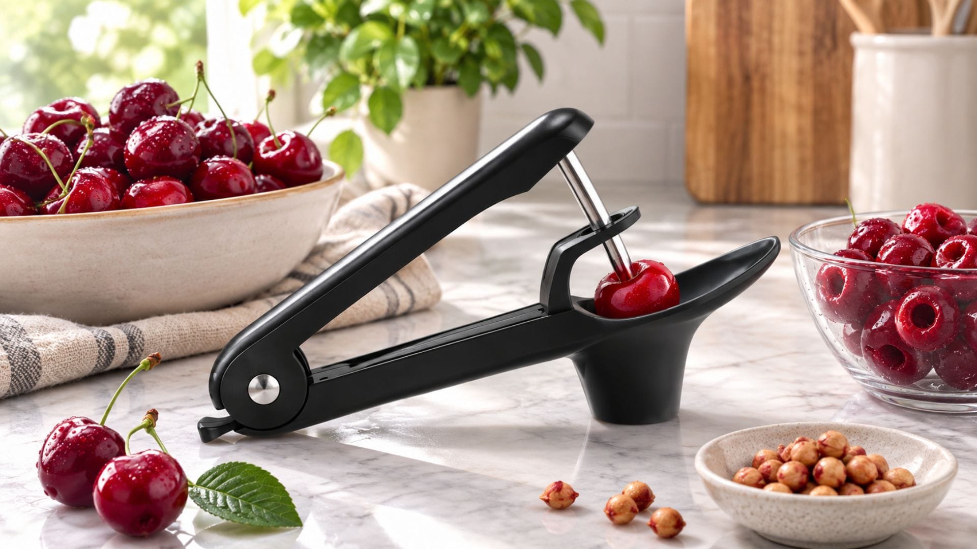 UCMORX compact cherry pitter kitchen gadget
